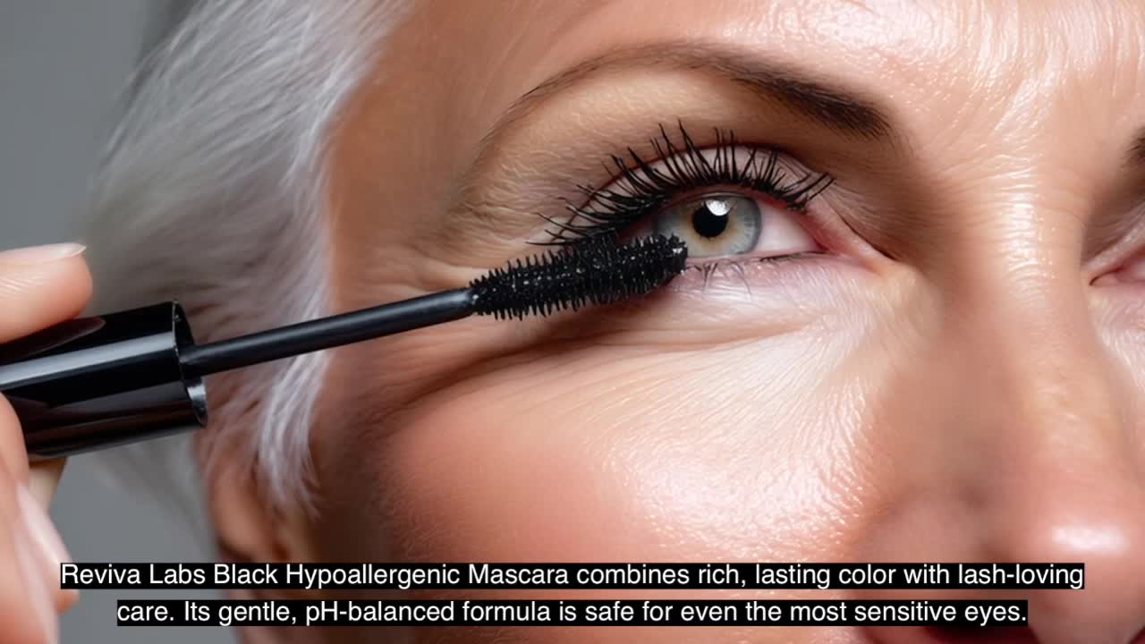 Amazon.com : Reviva Labs Black Hypoallergenic Mascara for